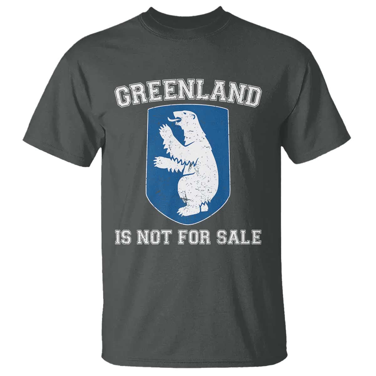 Greenland Is Not For Sale T Shirt Polar Bear Vintage Political Protest