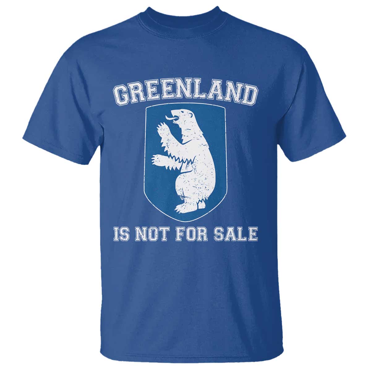 Greenland Is Not For Sale T Shirt Polar Bear Vintage Political Protest
