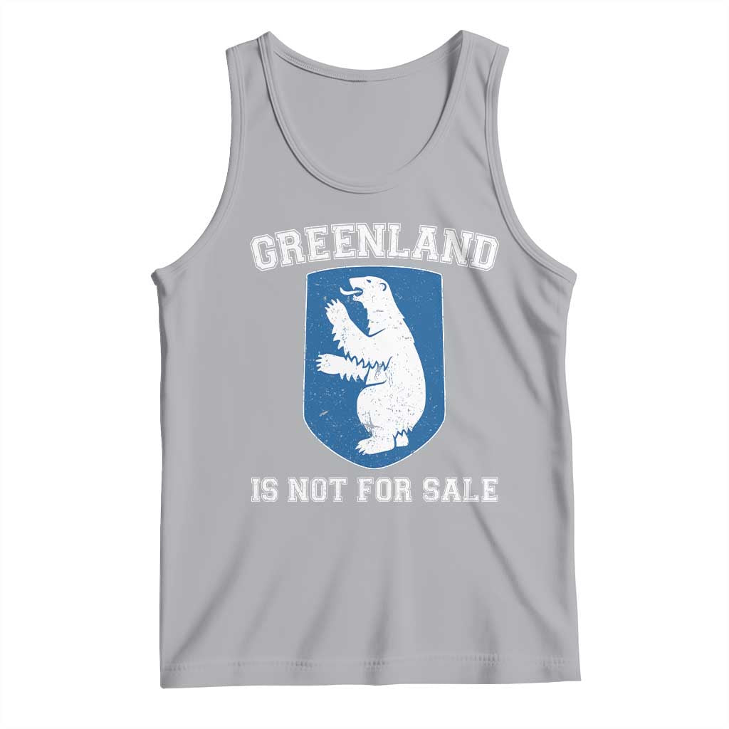Greenland Is Not For Sale Tank Top Polar Bear Vintage Political Protest