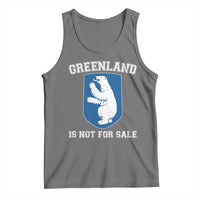 Greenland Is Not For Sale Tank Top Polar Bear Vintage Political Protest