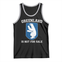 Greenland Is Not For Sale Tank Top Polar Bear Vintage Political Protest