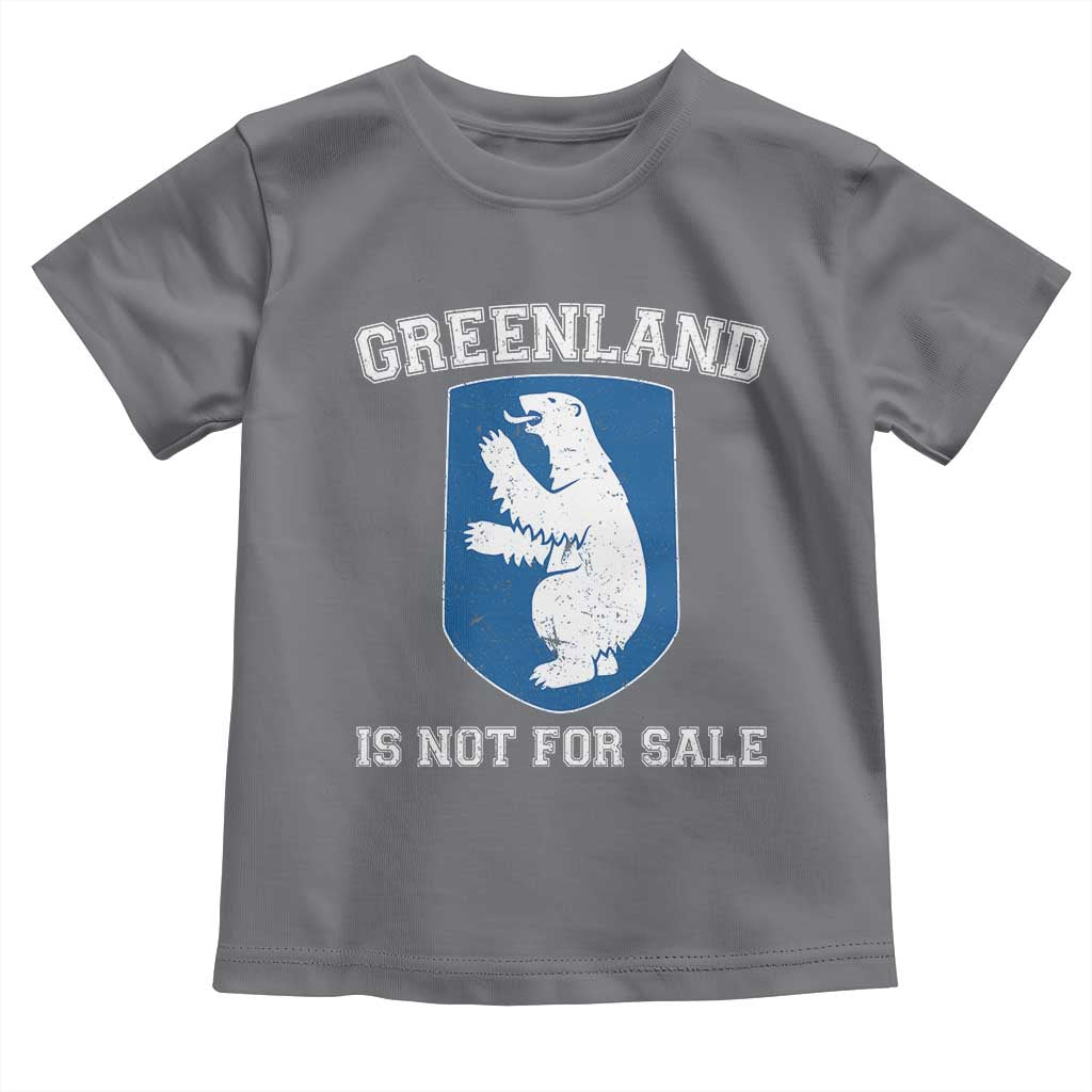 Greenland Is Not For Sale Toddler T Shirt Polar Bear Vintage Political Protest
