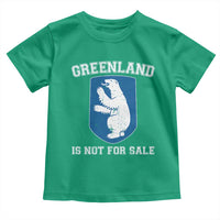 Greenland Is Not For Sale Toddler T Shirt Polar Bear Vintage Political Protest