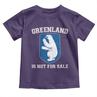 Greenland Is Not For Sale Toddler T Shirt Polar Bear Vintage Political Protest