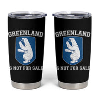 Greenland Is Not For Sale Tumbler Cup Polar Bear Vintage Political Protest