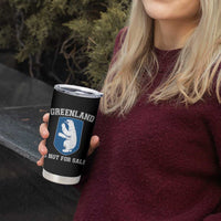 Greenland Is Not For Sale Tumbler Cup Polar Bear Vintage Political Protest