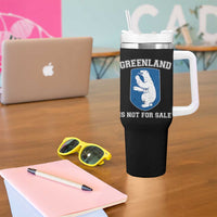 Greenland Is Not For Sale Tumbler With Handle Polar Bear Vintage Political Protest