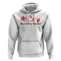 Peace Love Greenland Hoodie Sunflower Flag Stand With Greenland