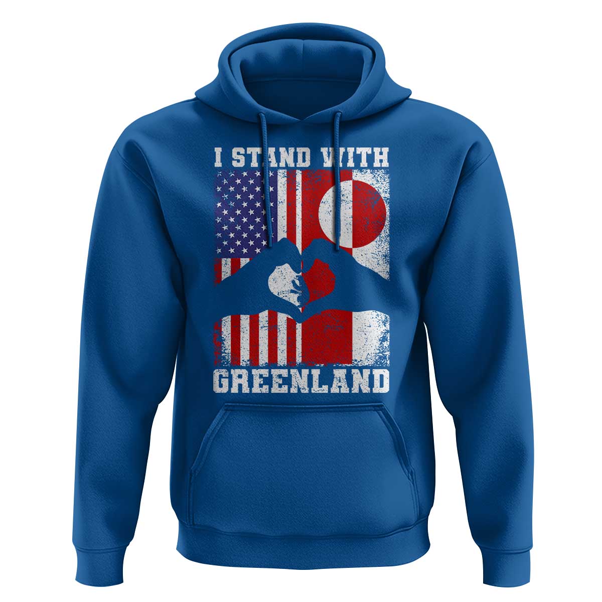 I Stand With Greenland Hoodie Greenlander US Flag Greenland American Usa America