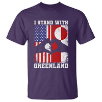 I Stand With Greenland T Shirt Greenlander US Flag Greenland American Usa America