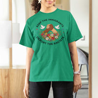 Keep The Immigrants Deport The Racist T Shirt For Women Floral FDT