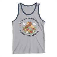 Keep The Immigrants Deport The Racist Tank Top Floral FDT
