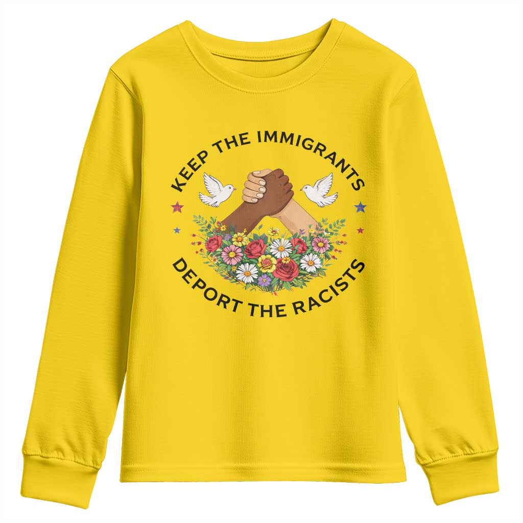 Keep The Immigrants Deport The Racist Youth Sweatshirt Floral FDT