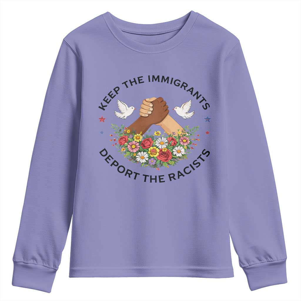 Keep The Immigrants Deport The Racist Youth Sweatshirt Floral FDT