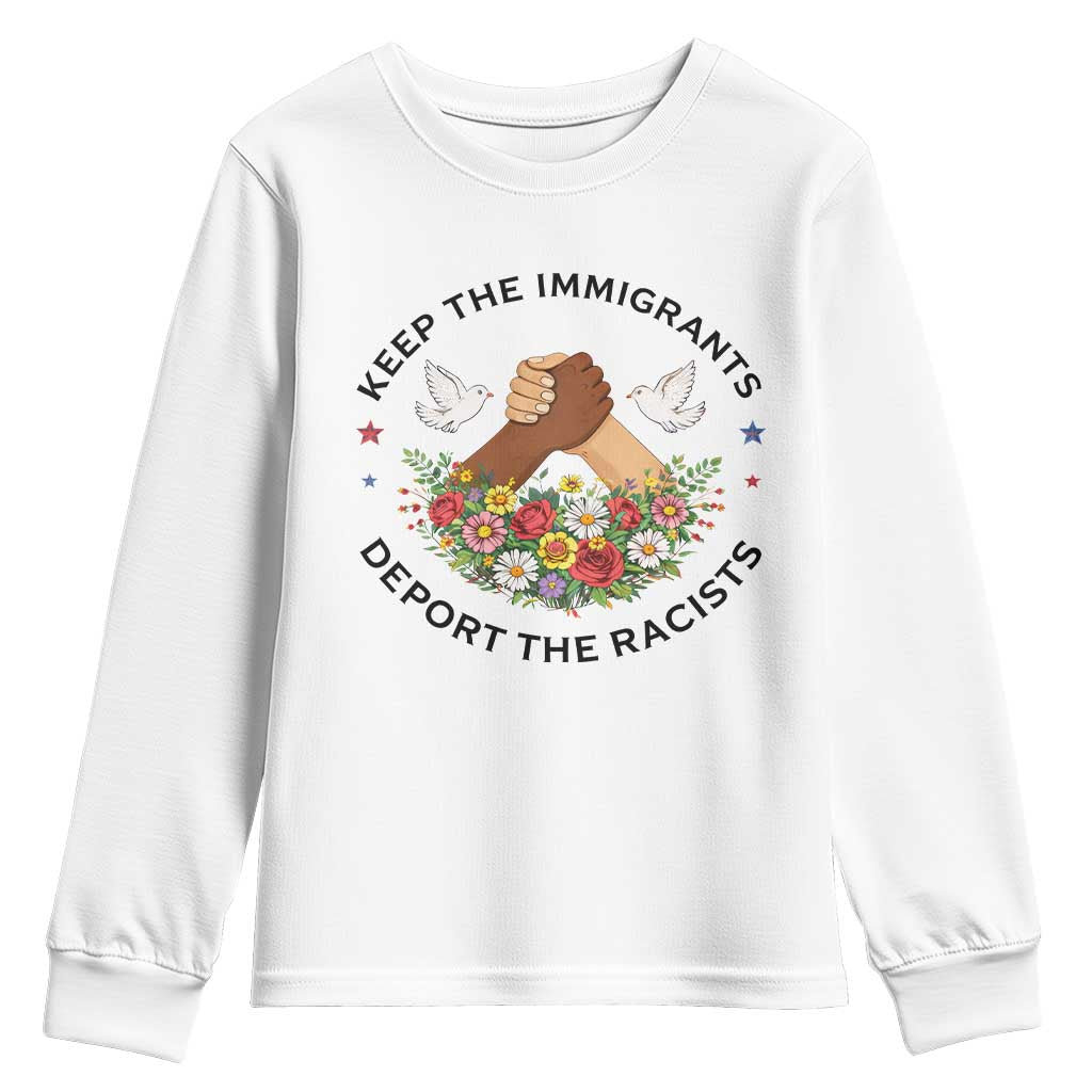 Keep The Immigrants Deport The Racist Youth Sweatshirt Floral FDT