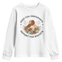 Keep The Immigrants Deport The Racist Youth Sweatshirt Floral FDT