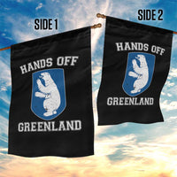 Hands Off Greenland Garden Flag Polar Bear Vintage Political Protest