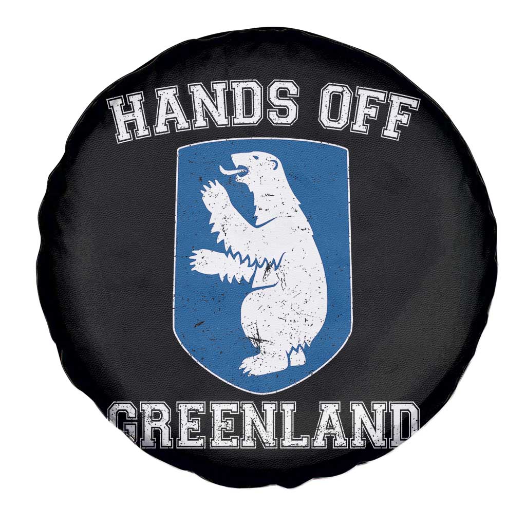 Hands Off Greenland Spare Tire Cover Polar Bear Vintage Political Protest