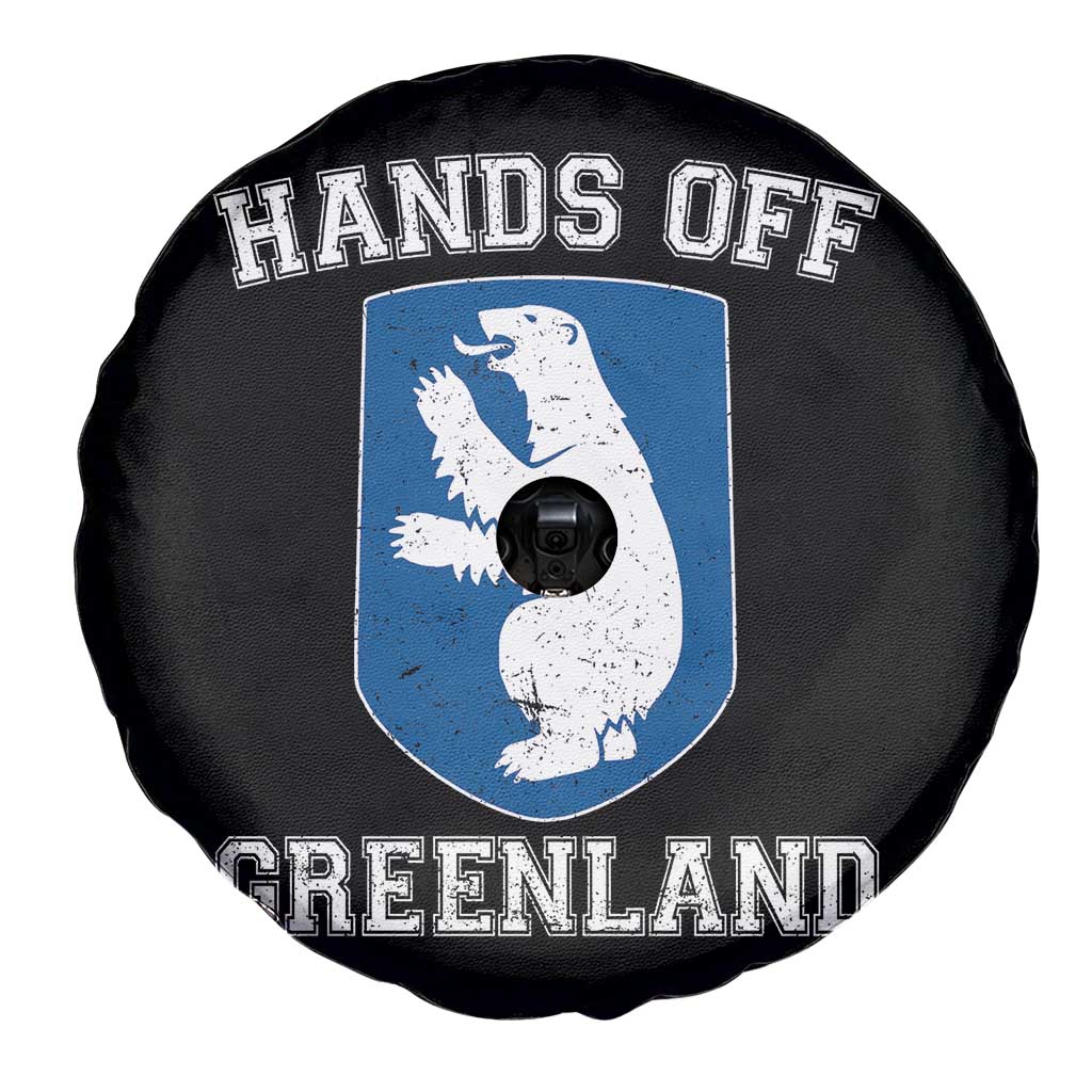 Hands Off Greenland Spare Tire Cover Polar Bear Vintage Political Protest