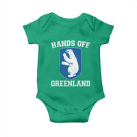 Hands Off Greenland Baby Onesie Polar Bear Vintage Political Protest