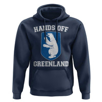 Hands Off Greenland Hoodie Polar Bear Vintage Political Protest