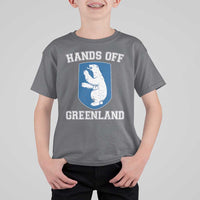 Hands Off Greenland T Shirt For Kid Polar Bear Vintage Political Protest