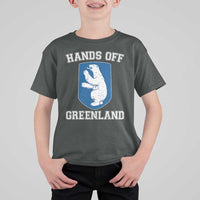 Hands Off Greenland T Shirt For Kid Polar Bear Vintage Political Protest