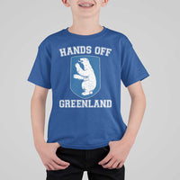 Hands Off Greenland T Shirt For Kid Polar Bear Vintage Political Protest