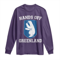 Hands Off Greenland Long Sleeve Shirt Polar Bear Vintage Political Protest
