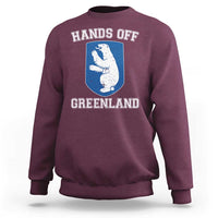 Hands Off Greenland Sweatshirt Polar Bear Vintage Political Protest