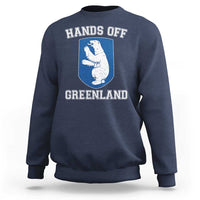Hands Off Greenland Sweatshirt Polar Bear Vintage Political Protest