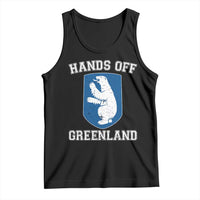 Hands Off Greenland Tank Top Polar Bear Vintage Political Protest