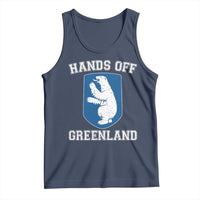 Hands Off Greenland Tank Top Polar Bear Vintage Political Protest