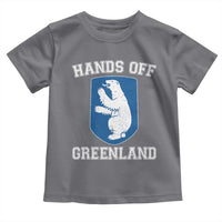 Hands Off Greenland Toddler T Shirt Polar Bear Vintage Political Protest