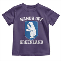 Hands Off Greenland Toddler T Shirt Polar Bear Vintage Political Protest