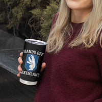 Hands Off Greenland Tumbler Cup Polar Bear Vintage Political Protest