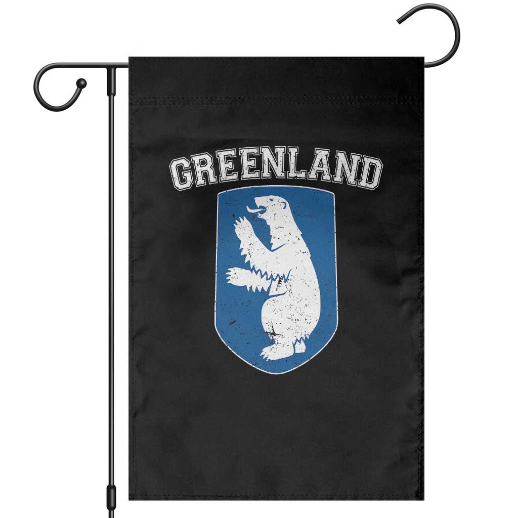 Greenland Garden Flag Polar Bear Vintage Political Protest
