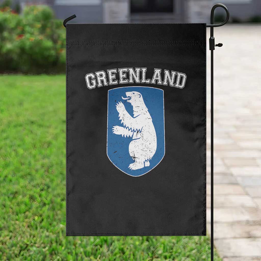Greenland Garden Flag Polar Bear Vintage Political Protest