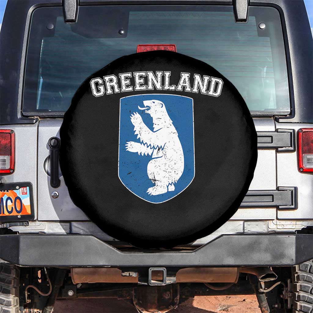 Greenland Spare Tire Cover Polar Bear Vintage Political Protest