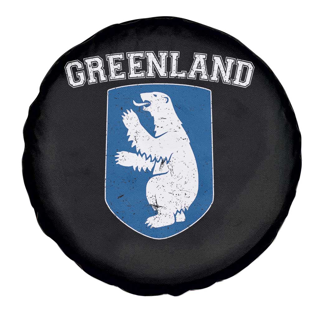 Greenland Spare Tire Cover Polar Bear Vintage Political Protest