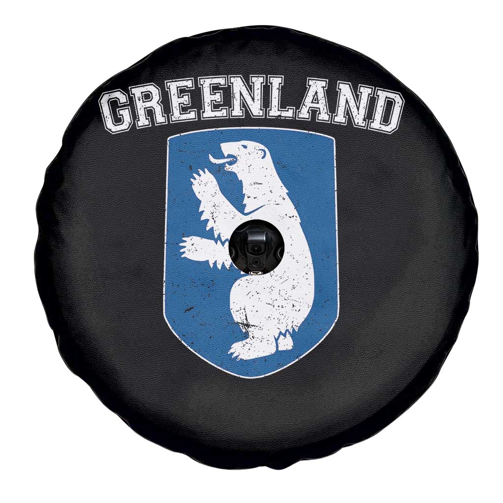 Greenland Spare Tire Cover Polar Bear Vintage Political Protest