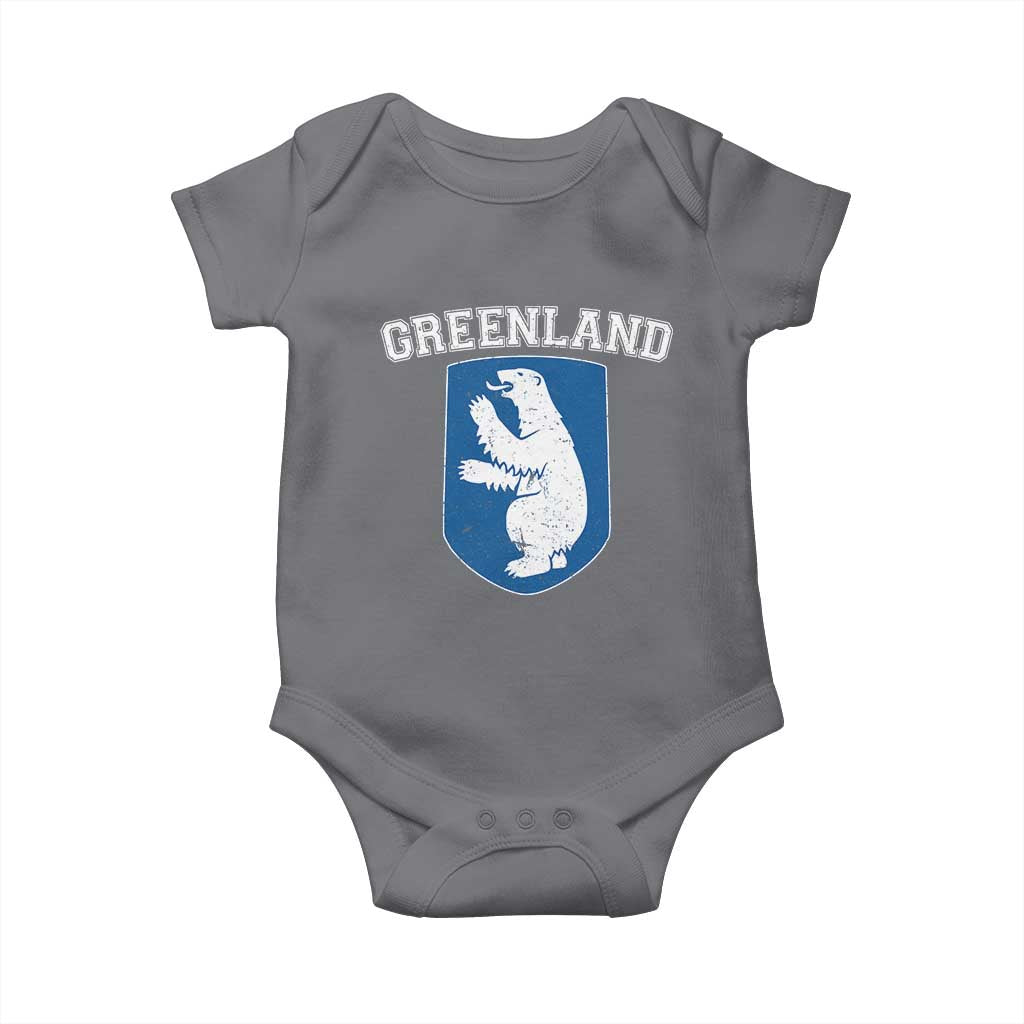 Greenland Baby Onesie Polar Bear Vintage Political Protest