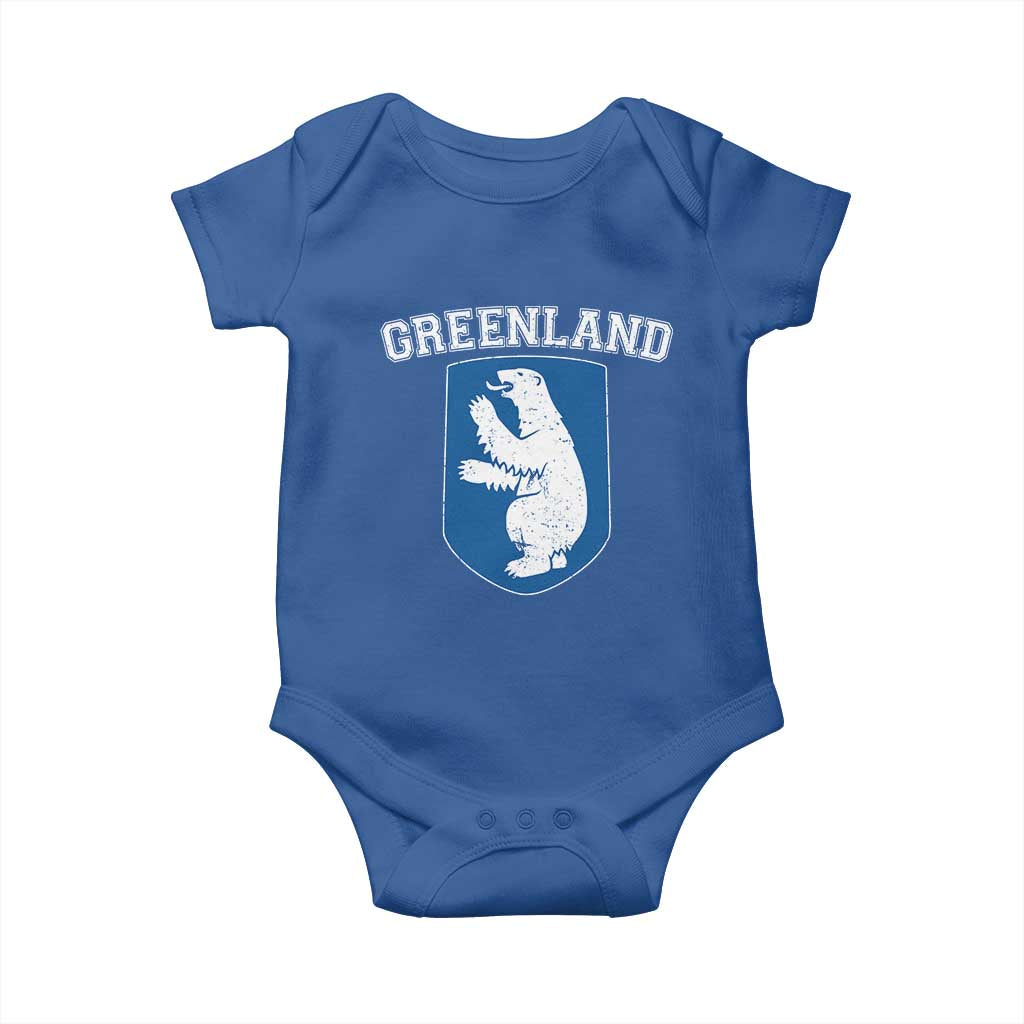 Greenland Baby Onesie Polar Bear Vintage Political Protest