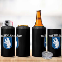 Greenland 4 in 1 Can Cooler Tumbler Polar Bear Vintage Political Protest