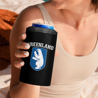 Greenland 4 in 1 Can Cooler Tumbler Polar Bear Vintage Political Protest