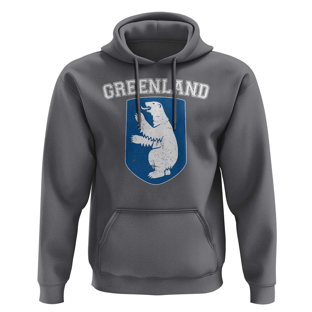 Greenland Hoodie Polar Bear Vintage Political Protest
