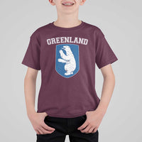 Greenland T Shirt For Kid Polar Bear Vintage Political Protest