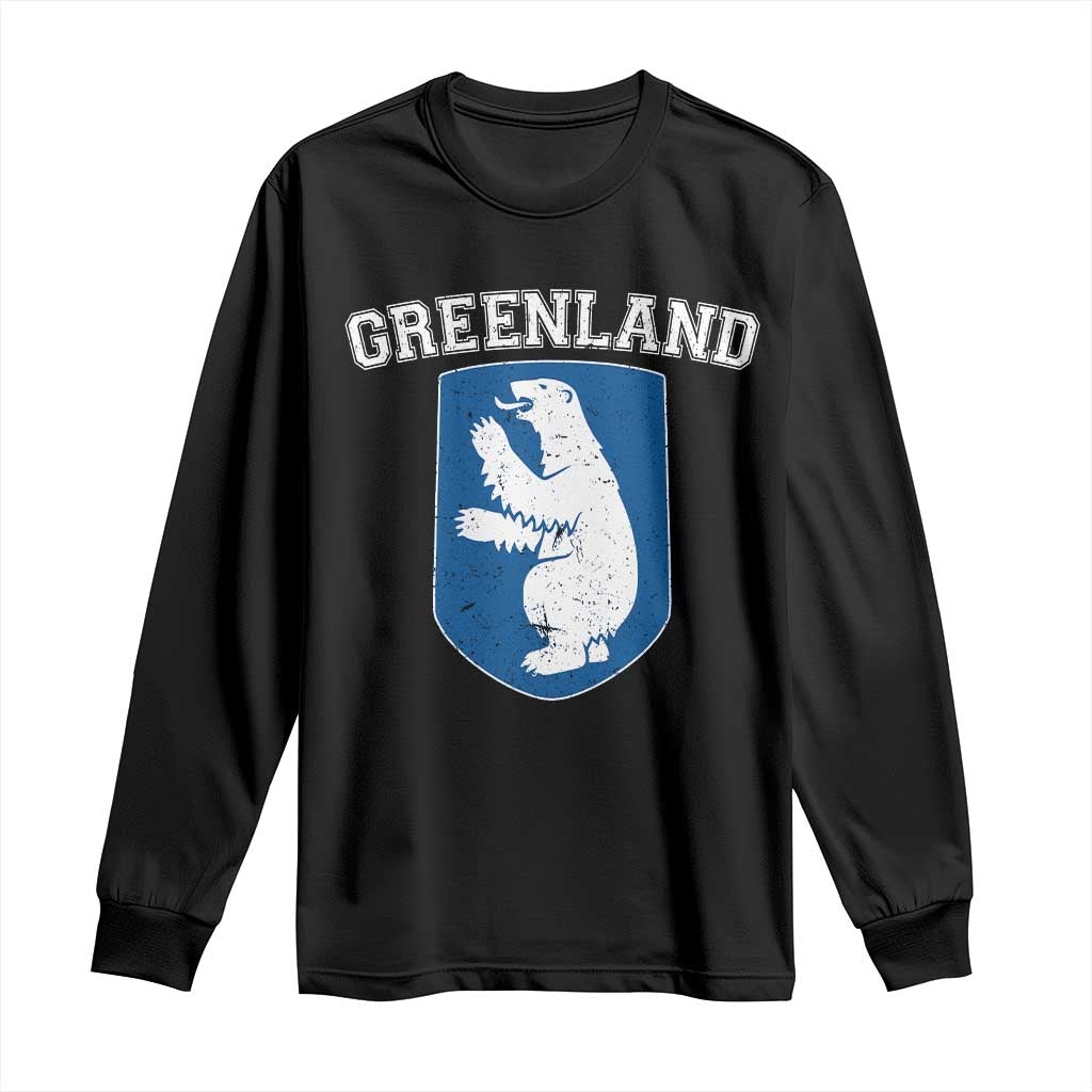 Greenland Long Sleeve Shirt Polar Bear Vintage Political Protest