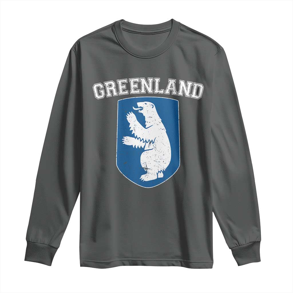 Greenland Long Sleeve Shirt Polar Bear Vintage Political Protest