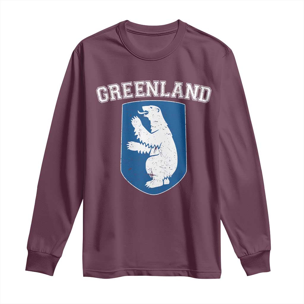 Greenland Long Sleeve Shirt Polar Bear Vintage Political Protest